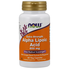 Alpha Lipoic Acid with Grape Seed Extract & Bioperine, 600mg - 60 vcaps NOWFOODS