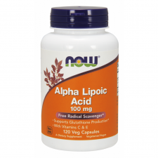 Alpha Lipolic Acid with Vitamins C & E, 100mg - 120 vcaps NOWFOODS
