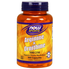 Arginine & Ornithine, 500/250 - 250 caps NOWFOODS