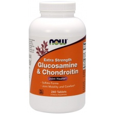 Glukozamina i chondroityna Extra Strength - 240 tablets Nowfoods