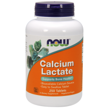 Calcium Lactate - 250 tablets Nowfoods