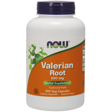 Valerian Root Waleriana, 500 mg, 250 kaps Nowfoods