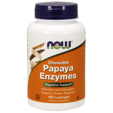 Papaya Enzyme - 180 tabletek do ssania Nowfoods