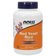 Red Yeast Rice Czerwony ryż 1200 mg 120kaps Nowfoods