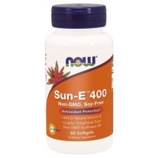 Sun-E 400 – Witamina E-400 ze słonecznika – 60gels Nowfoods
