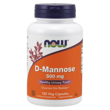D-Mannose, 500mg - 120 vcaps NOWFOODS