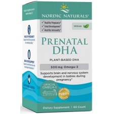 Prenatal DHA Vegan, 500mg - 60 softgels Nordic Naturals
