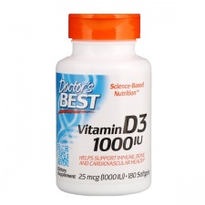 Vitamin D3 - 1000 IU - 180 softgels DrBest